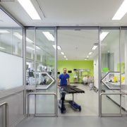 Das ist ein Foto vom 2016 frtig gestellten Operationsbereich im Franziskus Spital Margareten.